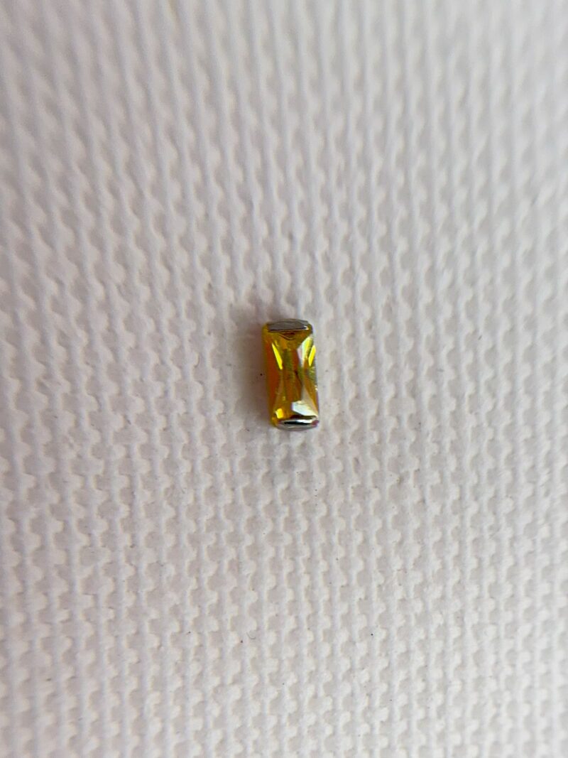 Labret Bagietka Swarovski 1.2mm - obrazek 3
