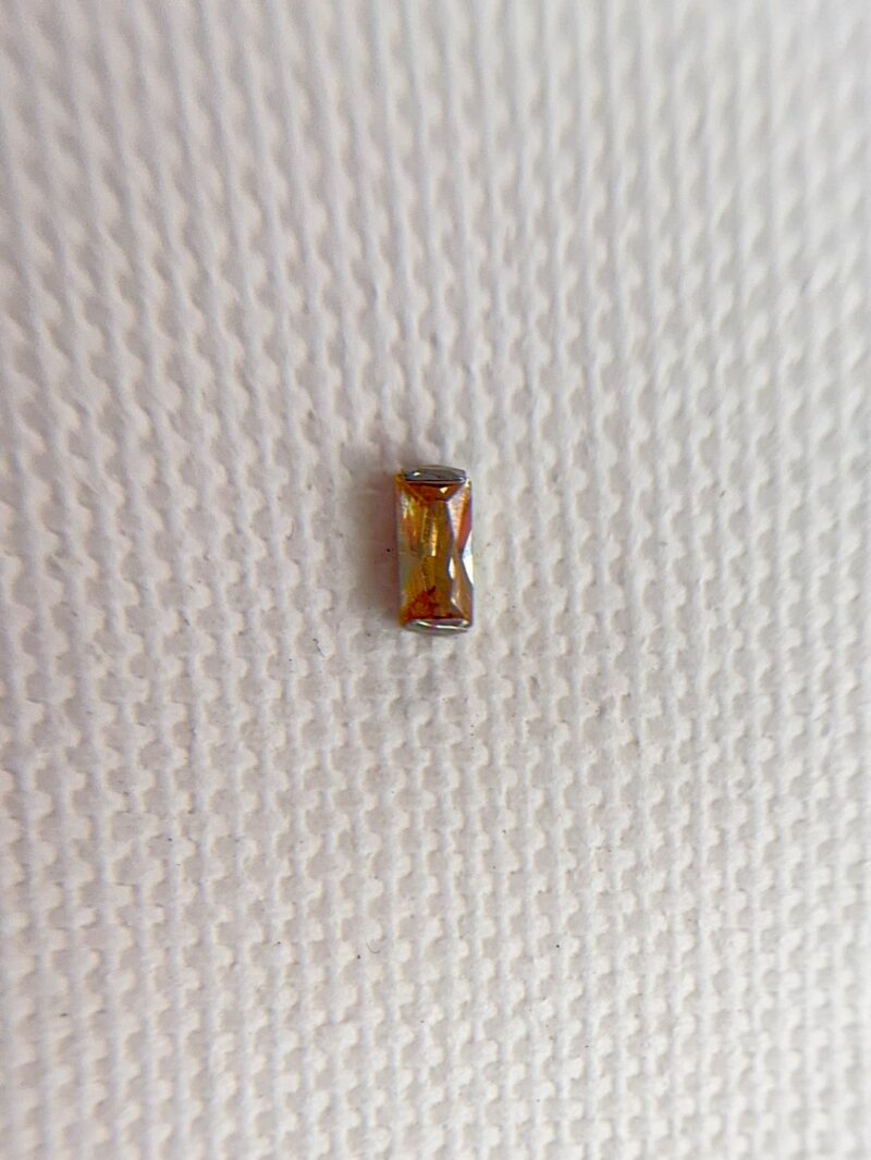 Labret Bagietka Swarovski 1.2mm - obrazek 2