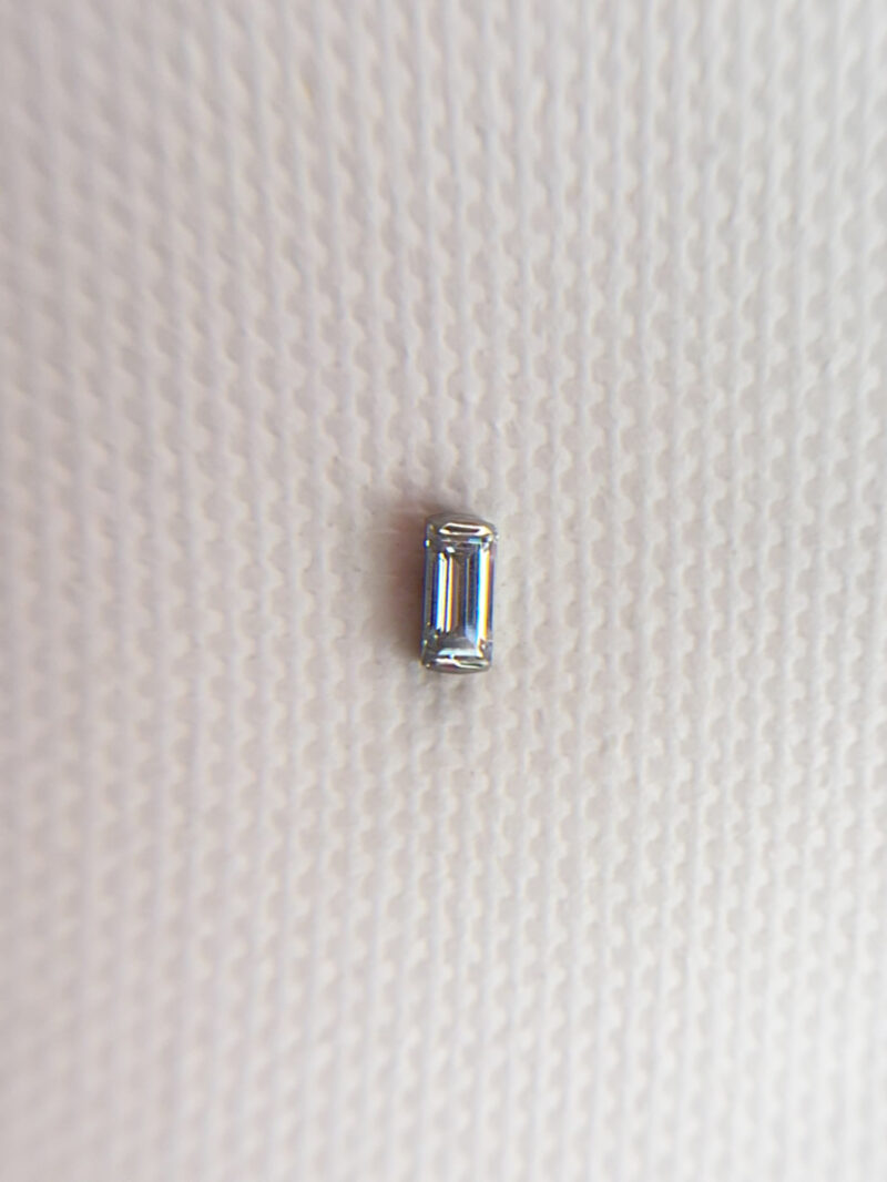 Labret Bagietka Swarovski 1.2mm